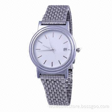 Hot Sale Men's Metal Watch, Quartz Movement and Water Resistant